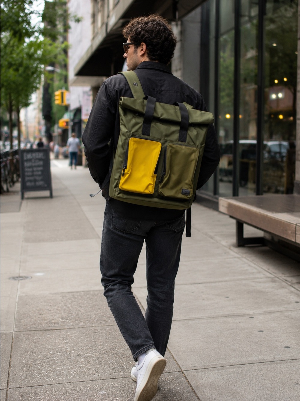 Ted Baker London Roll-Top Convertible Tote Backpack Waterproof Commuter Bag